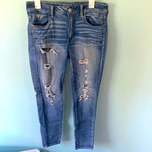 Light blue Jean Jeggings. American Eagle. Size 12.